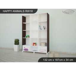 187cm H X 132cm W Kids Bookcase