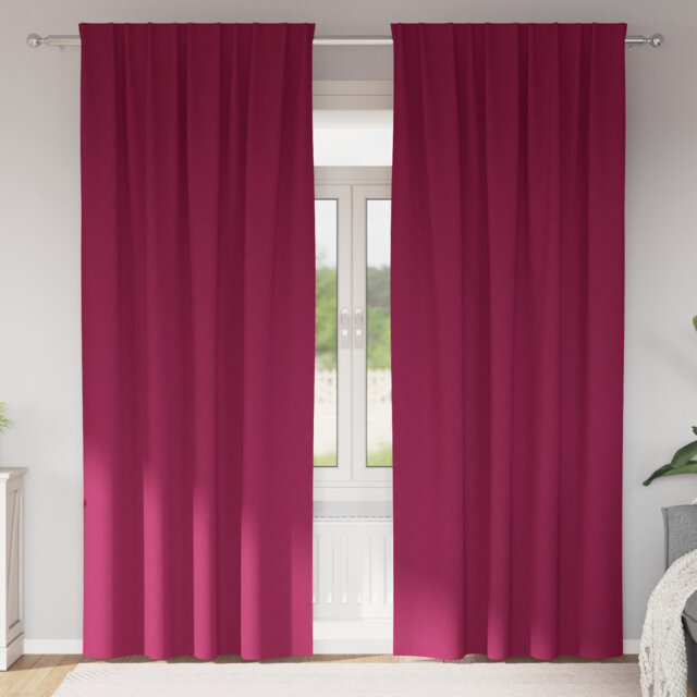 Curtains With Curtains 2 Pcs Polyester