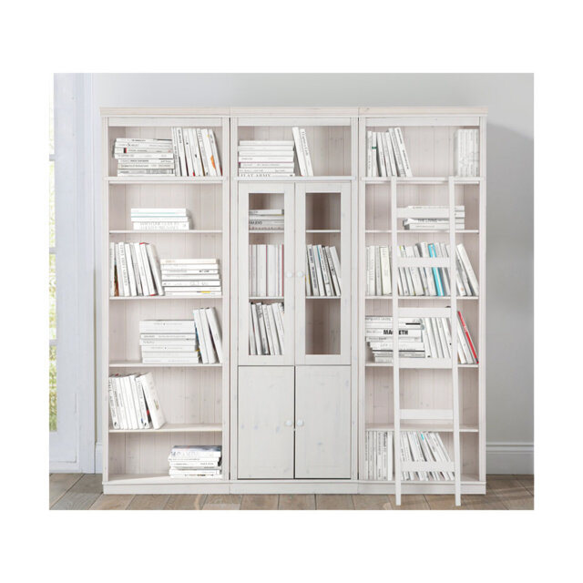 Dellene 223cm H x 222cm W Library Bookcase