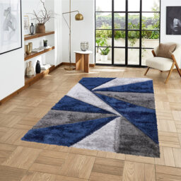 Todi Rug Carpet Runner Mat Geometric Machine Tufted Shag Indoor / Outdoor Area Rug