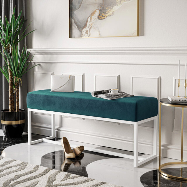 Leechburg Upholstered Bench - DISCONTINUED