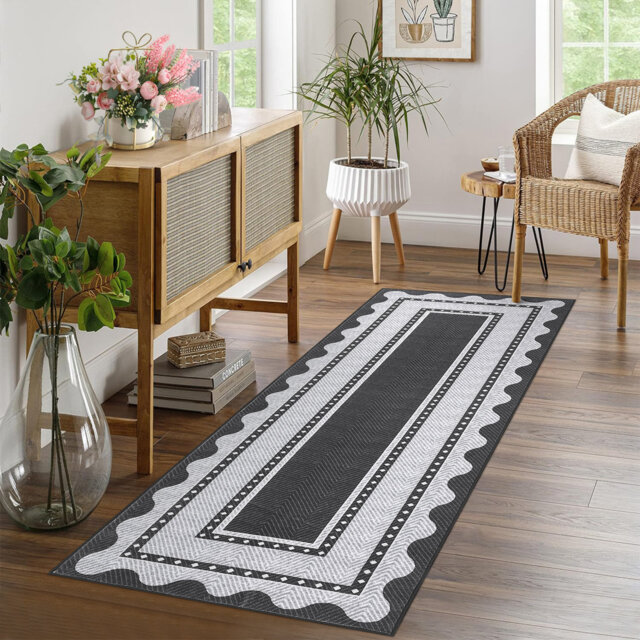 Striped 200cm X 290cm Area Rug