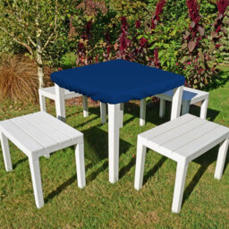 Heavy-Duty Multipurpose Square Patio Table Top Cover, Waterproof Outdoor UV-Resistant Table Cover