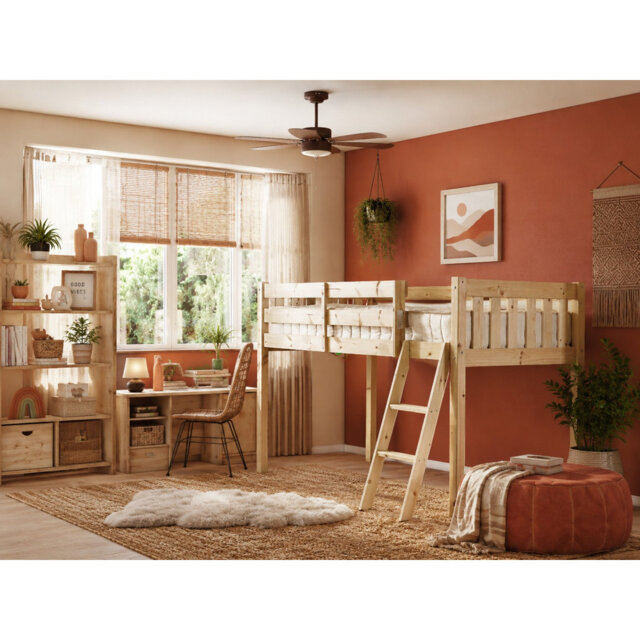 Bristol Mid Sleeper Heavy Duty Pine Loft Cabin Bed