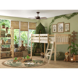 Bristol Mid Sleeper Heavy Duty Pine Loft Cabin Bed
