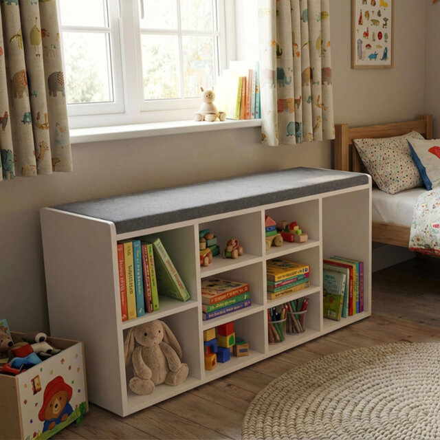 9 Pair Shoe Storage Bench