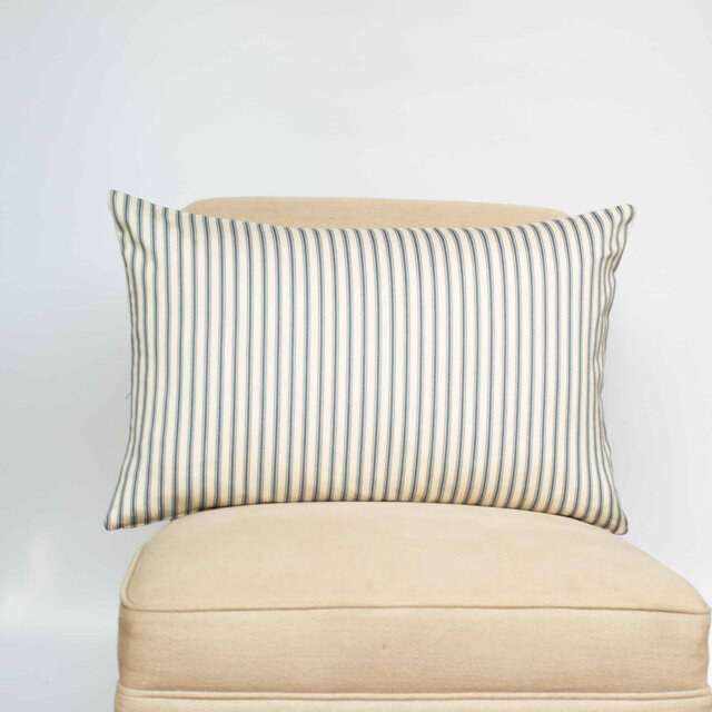 Striped Blue Cushion