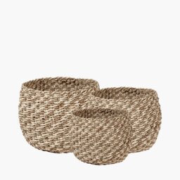 Seagrass 3 Piece Basket Set