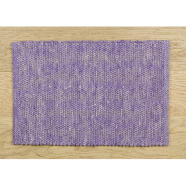 Handwoven Wool Purple Rug