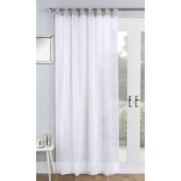 Burger Tab Top Sheer Curtain