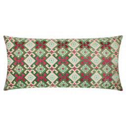 Laurel Geometric Rectangular Cushion
