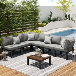 Outdoor Patio Furniture Set With Waterproof Cover