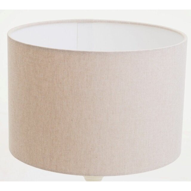 Cotton Drum Lamp Shade ( Screw On ) in Grey