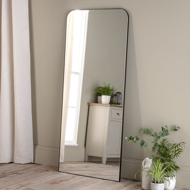 Lupi Wood Flat Mirror