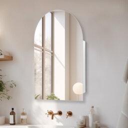 Arched Recess Or Surface Medicine Cabinets with Adjustable Shelves