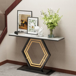 120cm Marble Top Console Table