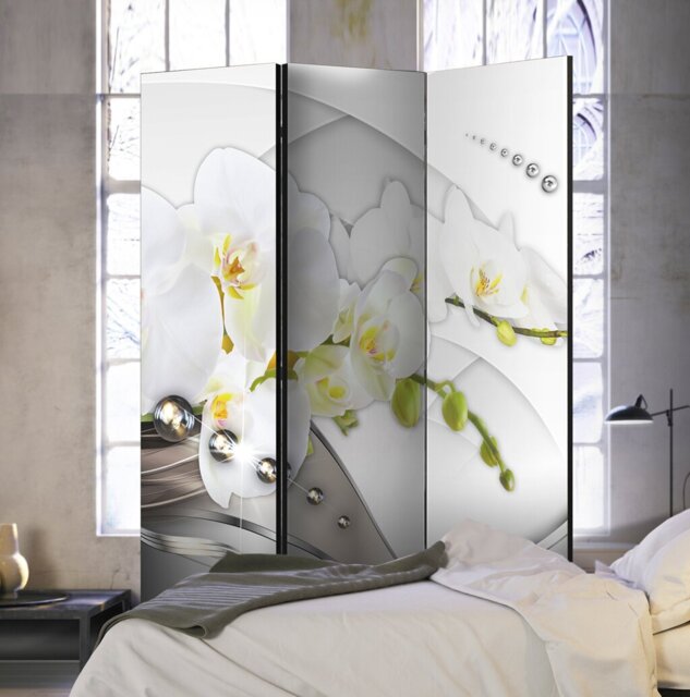 Pearl Dance of Orchids Room Divider