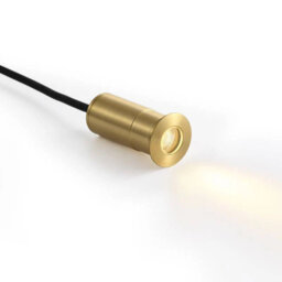 UltraBeam 1 Watt LED IP67 Round Brass In Ground and Deck Light