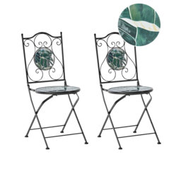 Ansh Foldable Outdoor Patio Dining Side Chair