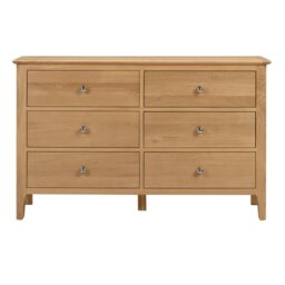 Mapleview 120cm W 6 - Drawer Chest of Drawers