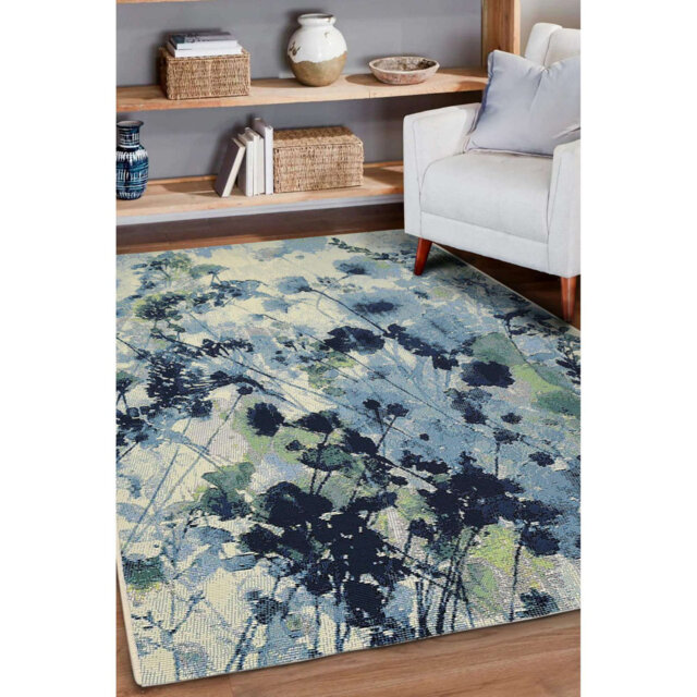 Cogburn Geometric Jacquard Indoor / Outdoor Area Rug