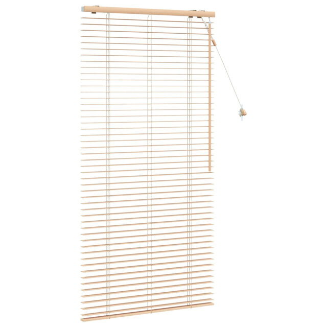 Venetian Blind Height Adjustable Solid Paulownia Wood Blackout Blinds