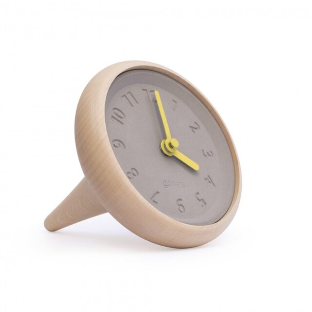 Analogue Maple Solid Wood Mechanical Tabletop Clock