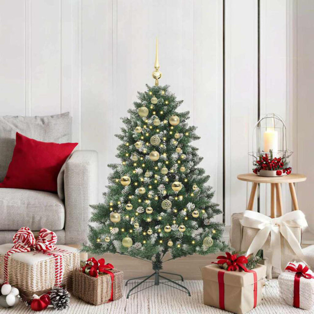 Artificial Christmas Tree with 150 LEDs 85 x 85 x 120 cm
