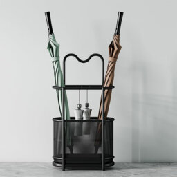 Metal Freestanding 4 - Hook Umbrella Stand