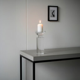 Glass Tabletop Tealight Holder