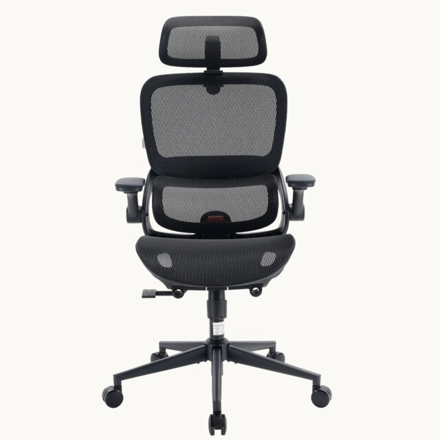 B100 Pro Ergonomic Office Chair with Footrest, 4D Dynamic Lumbar Support, 3D Headrest, Footrest & 4D Flip-Up Arms