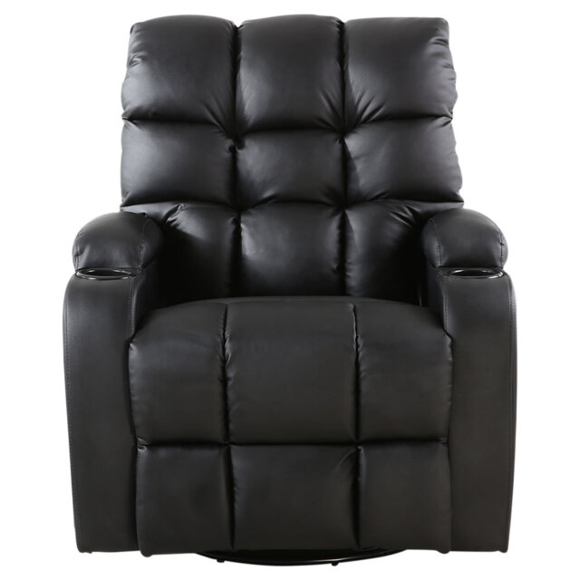 Hayatul Swivel Home Theatre Recliner with Massager