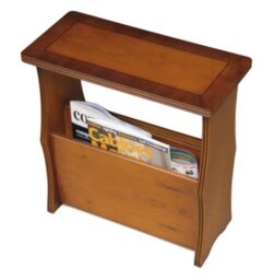 Tarporley Wood Free Standing Magazine Rack