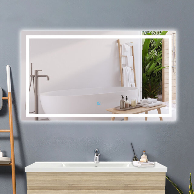 Barrucco Lighted Wall Bathroom / Vanity Mirror