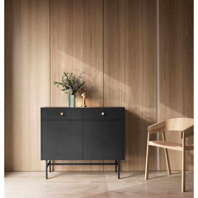 Divenos Two Door Sideboard With Drawers 104 cm