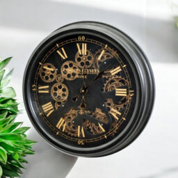 Champs Elysees 53cm Large Silent Wall Clock - Hand-Finished Decorative Wall Timepiece for Living Room or Office