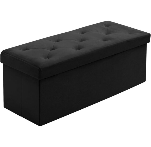 Velvet Storage Bench