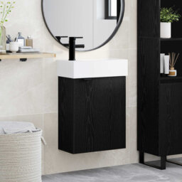 Single Bathroom Vanity with Ceramic Basin