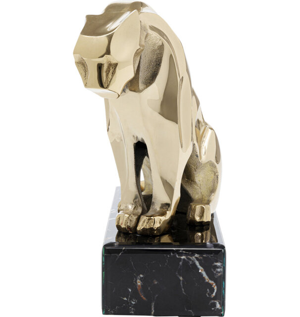 Lion on Marble 34cm Decorative Figurine