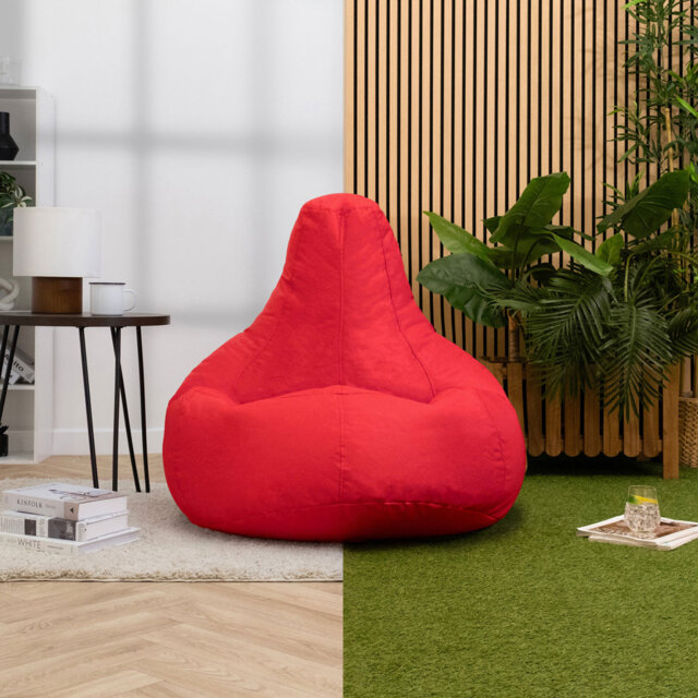 Dalton Water-Resistant High Back Recliner Bean Bag
