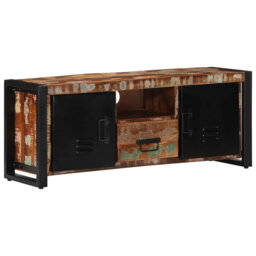 TV Cabinet Solid Rough Wood Mango