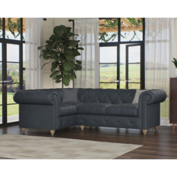 Melrose 3 Seater Leather Corner Sofa