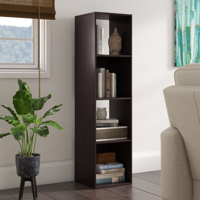4 Cube Tall Laminate Cubeicals 31.08cm Wide Bookcase by ClosetMaid