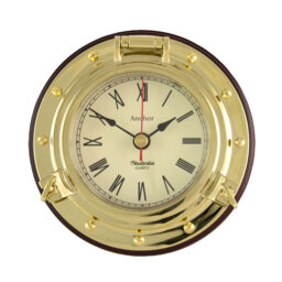 Glennwood Brass Wall Clock