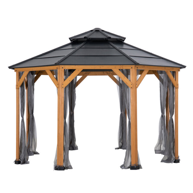 Net For Cedar Wood Gazebo 395cm X 395cm