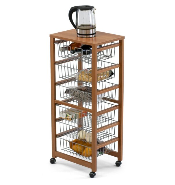 Bowles Solid Wood Kitchen Cart