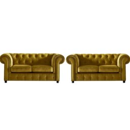 Aaron 2 - Piece Velvet Sofa Set