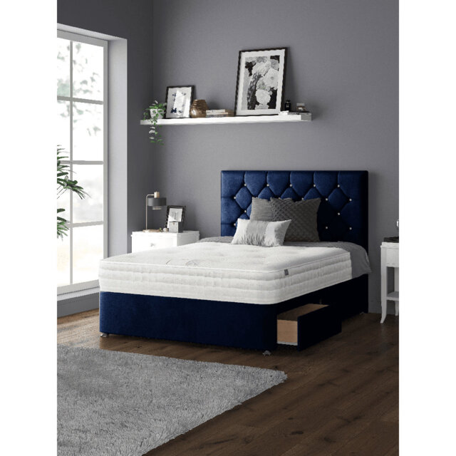 Eberhardt Upholstered UK Double - DE 135 X 190 Cm Divan Bed