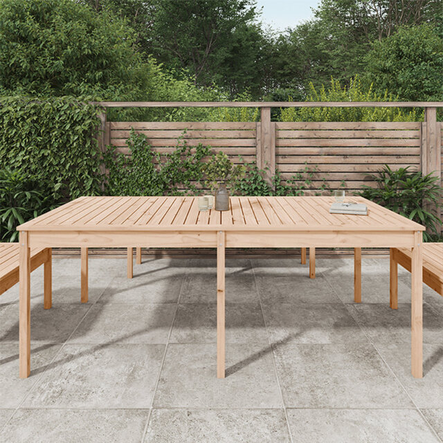 Josephville ClassicLiving Garden Table Honey Brown 121X82.5X76 Cm Solid Wood Pine