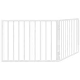 Archie & Oscar Dog Gate Foldable 2 Panels Brown 160 Cm Poplar Wood